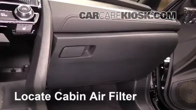 2017 Honda Civic LX 1.5L 4 Cyl. Turbo Coupe Air Filter (Cabin) Replace